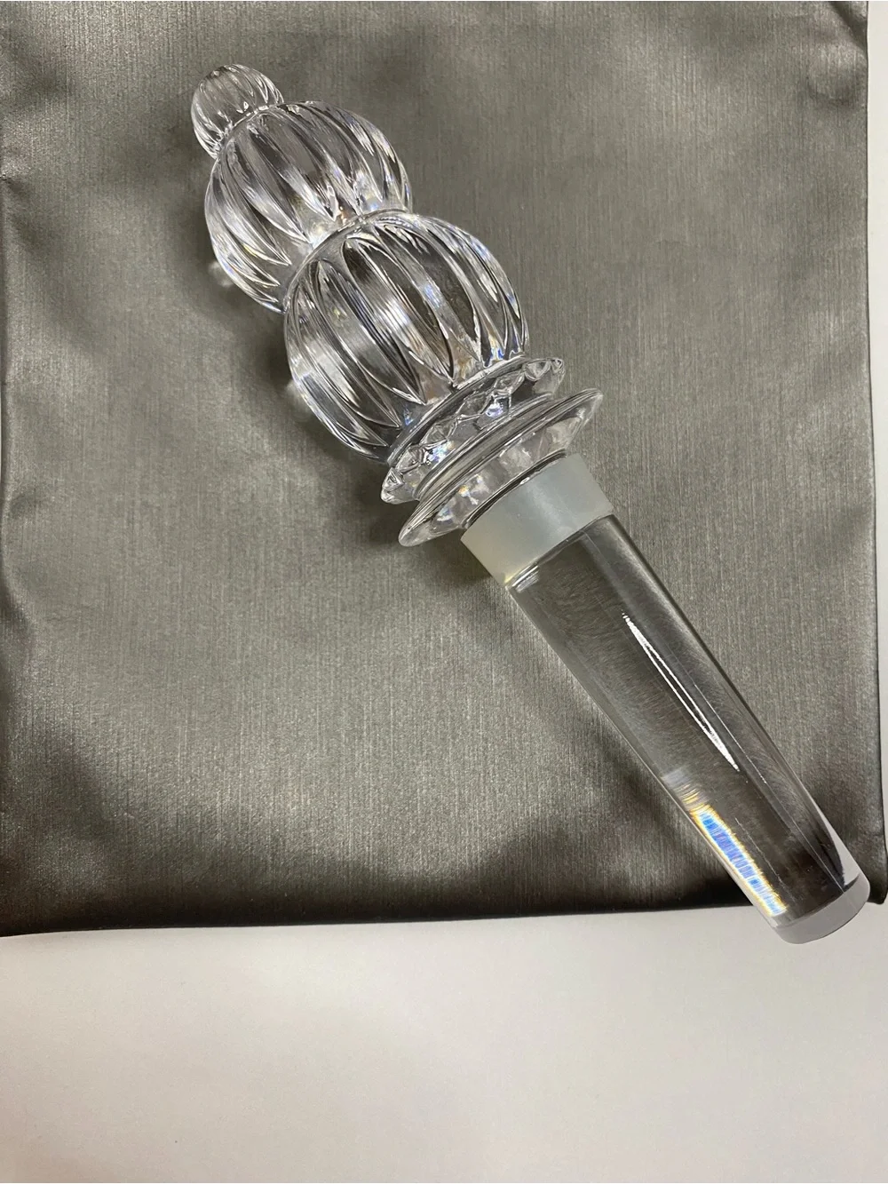 Mikasa Bottle Stopper Monterey Austrian Lead Crystal READ